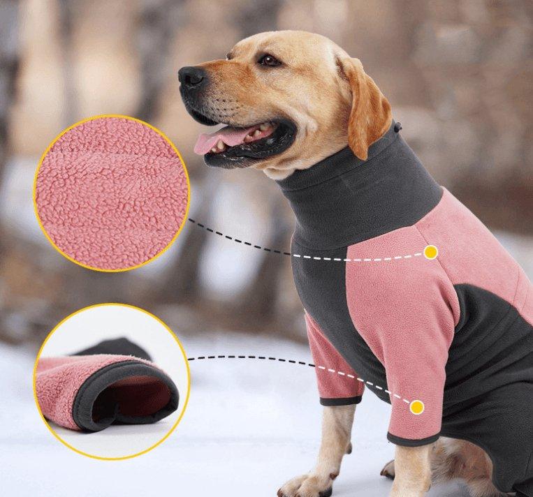Cozycanine Winter Fleece Dog Coat - Stay Warm And Stylish All Season Long!