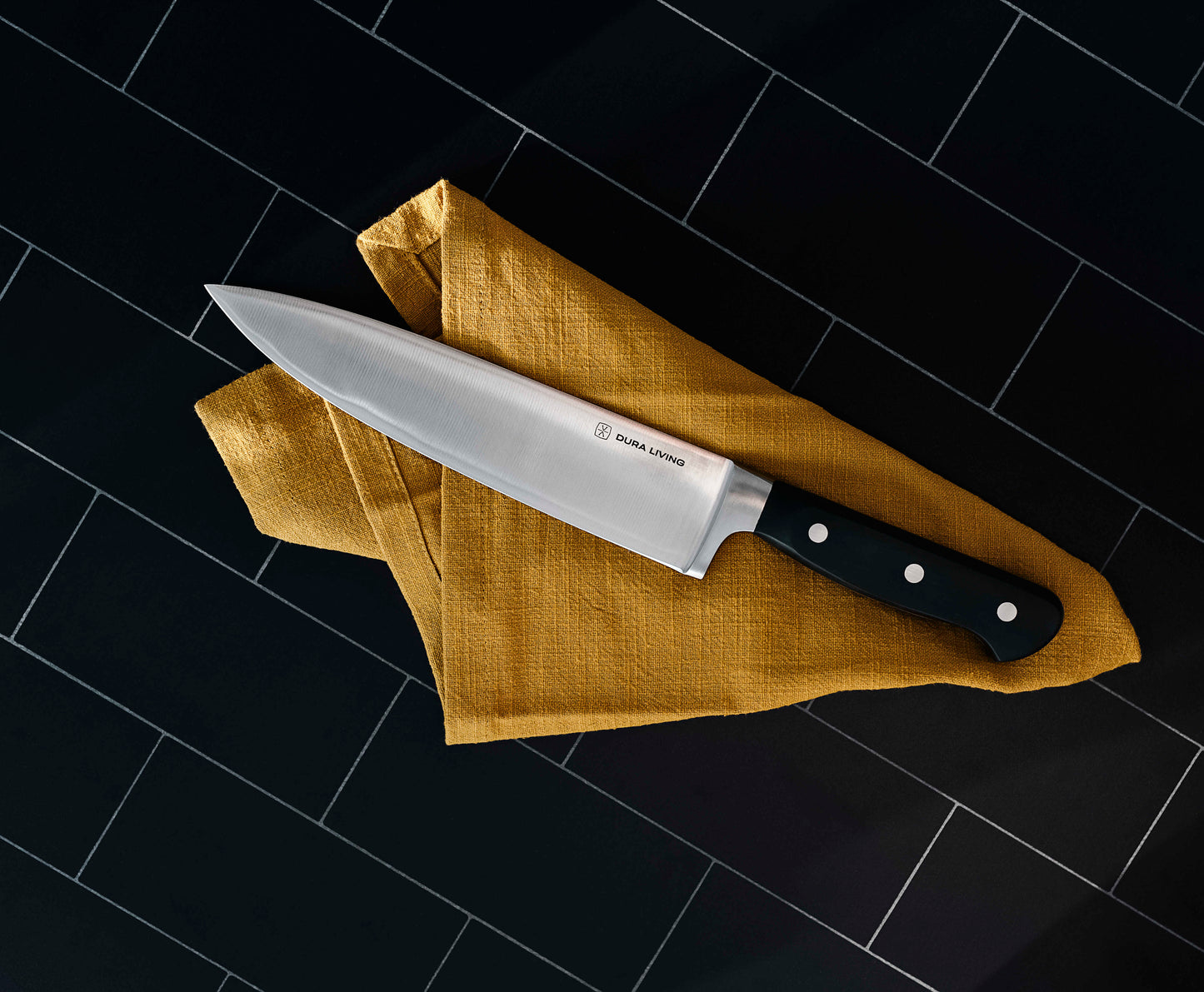 Superior 3-Piece Kitchen Knife Set- Black